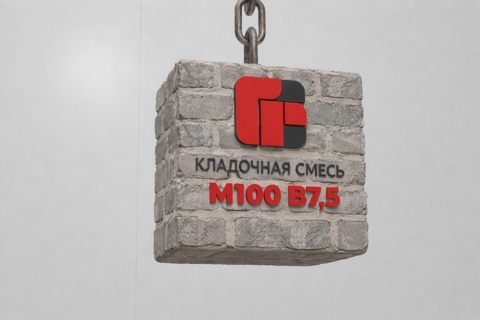 Кладочная смесь М100 для кладки кирпича и блоков
